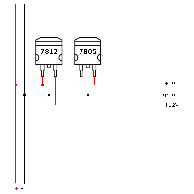 Power supply setup