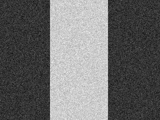 An image with gaussian noise