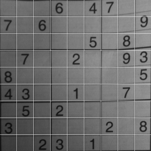 Individual cells in the puzzle